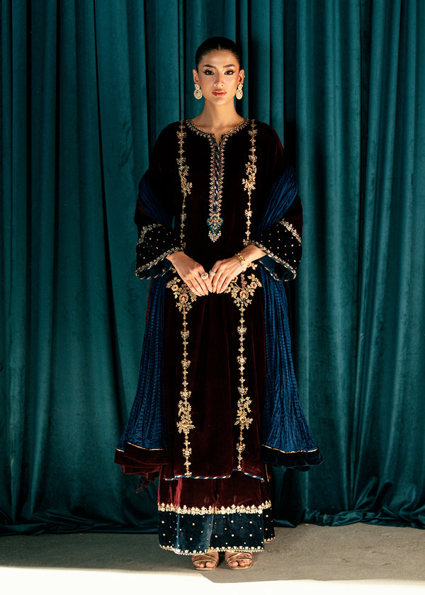 Ruby Eclipse – authentic Pakistani dress from the Velvet Code collection for women in the UK