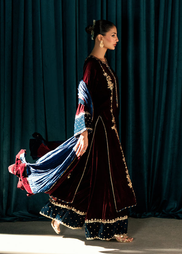 Ruby Eclipse – authentic Pakistani dress from the Velvet Code collection for women in the UK