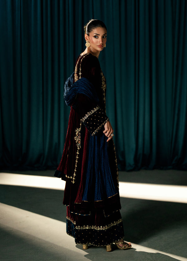 Ruby Eclipse – authentic Pakistani dress from the Velvet Code collection for women in the UK