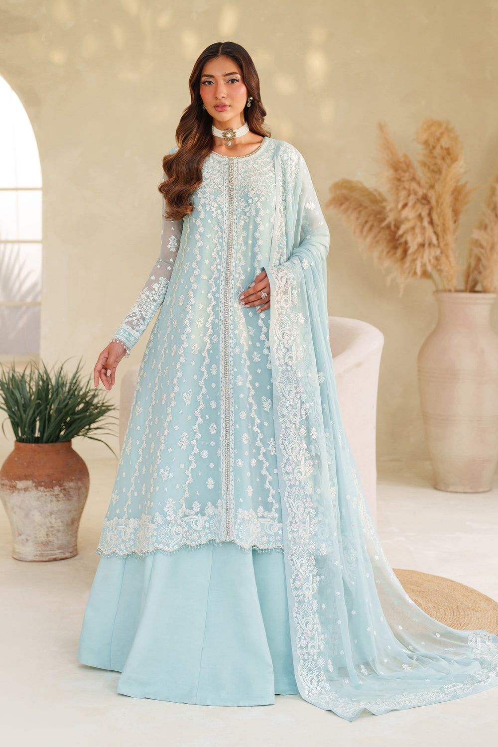 Zarif | Meesa Luxury Formals | Munaar - Formal Dress - available at Maria Faisal in UK and USA.