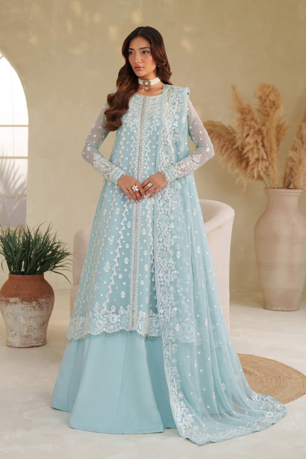 Zarif | Meesa Luxury Formals | Munaar - Formal Dress - available at Maria Faisal in UK and USA.