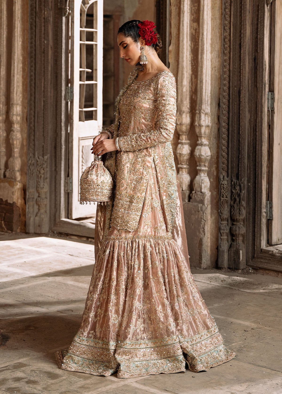 Kanwal Malik | Sajni Wedding Formals 24 | Meeram - Designer Dress with Intricate embroidery and embellishments. Shop elegent wedding dress at Maria Faisal.