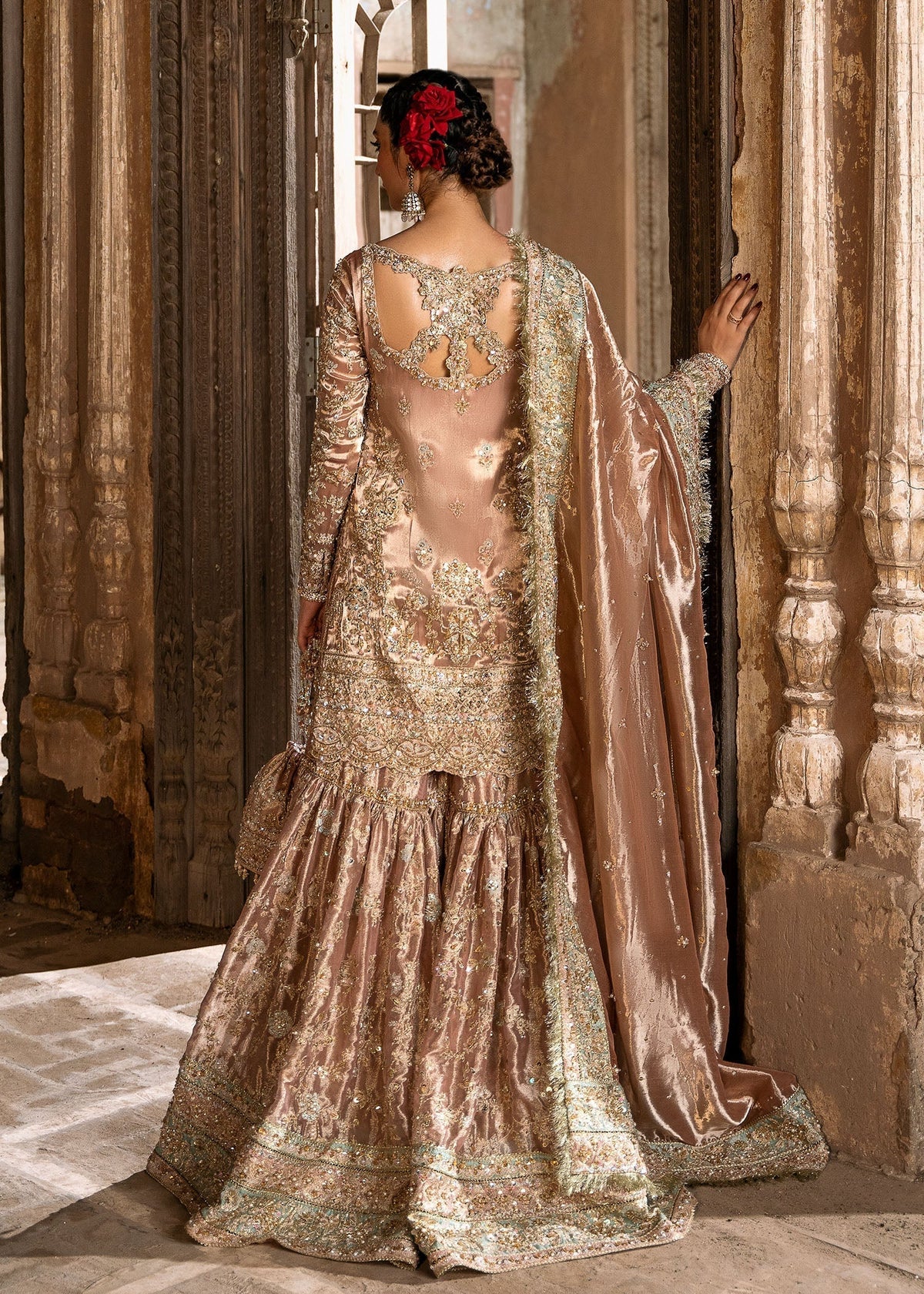 Kanwal Malik | Sajni Wedding Formals 24 | Meeram - Designer Dress with Intricate embroidery and embellishments. Shop elegent wedding dress at Maria Faisal.