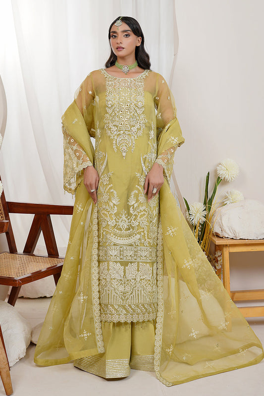 Maryams | Noir Luxe | RABI-NOR-0105 - Formal Dress - available at Maria Faisal in UK and USA.