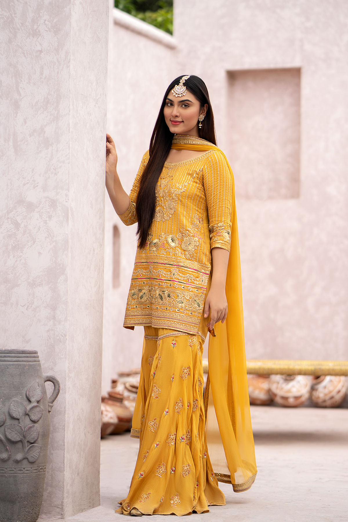 Erum Khan | Sakhiyan Formals | GENDA - Wedding Dress - Maria Faisal