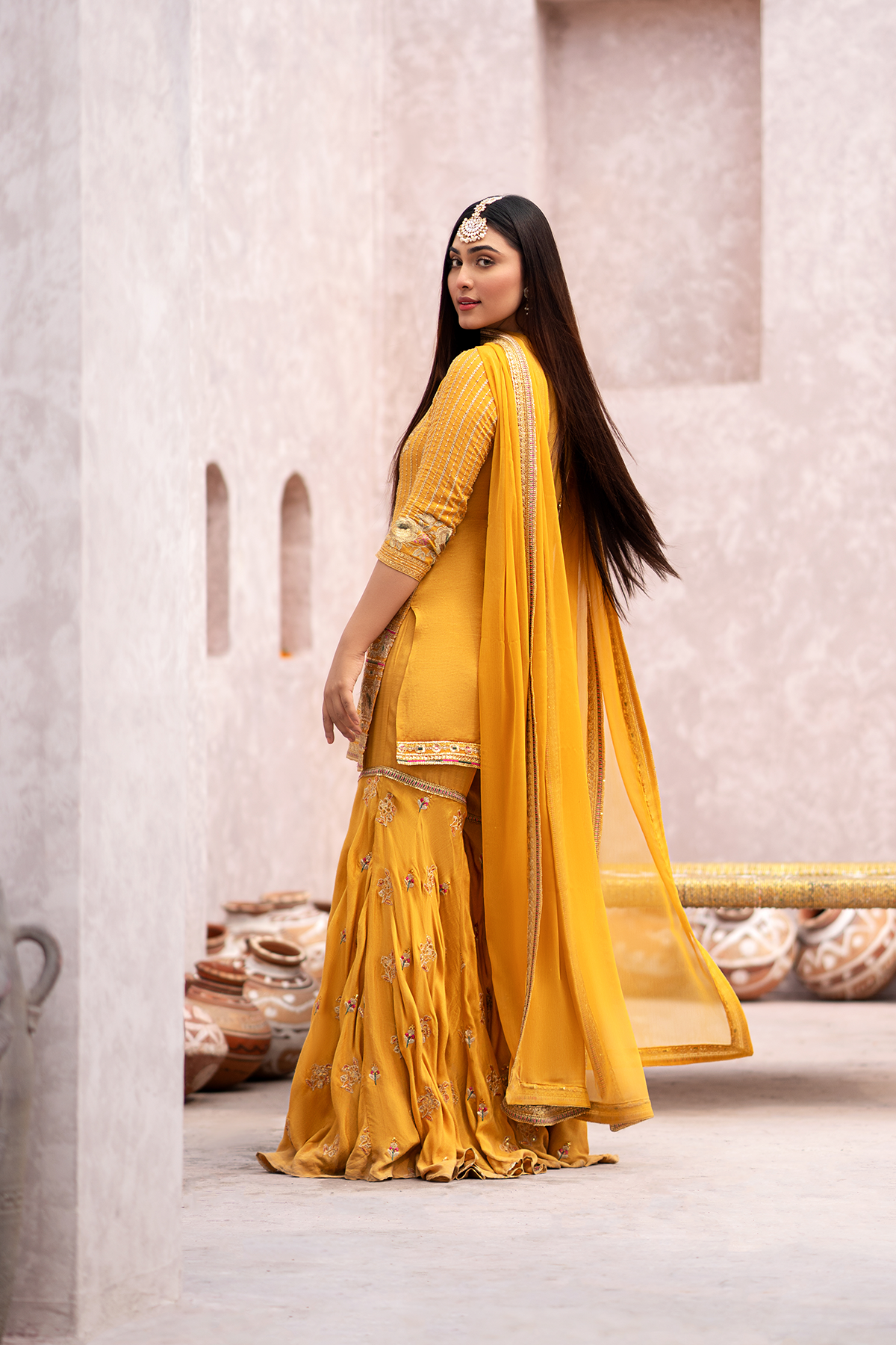 Erum Khan | Sakhiyan Formals | GENDA - Wedding Dress - Maria Faisal