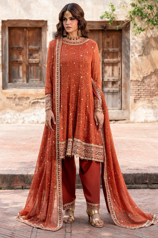 Charizma | Festive Pret | 3-Pcs Embroidered CMA-6-460 - Formal Dress - available at Maria Faisal in UK and USA.