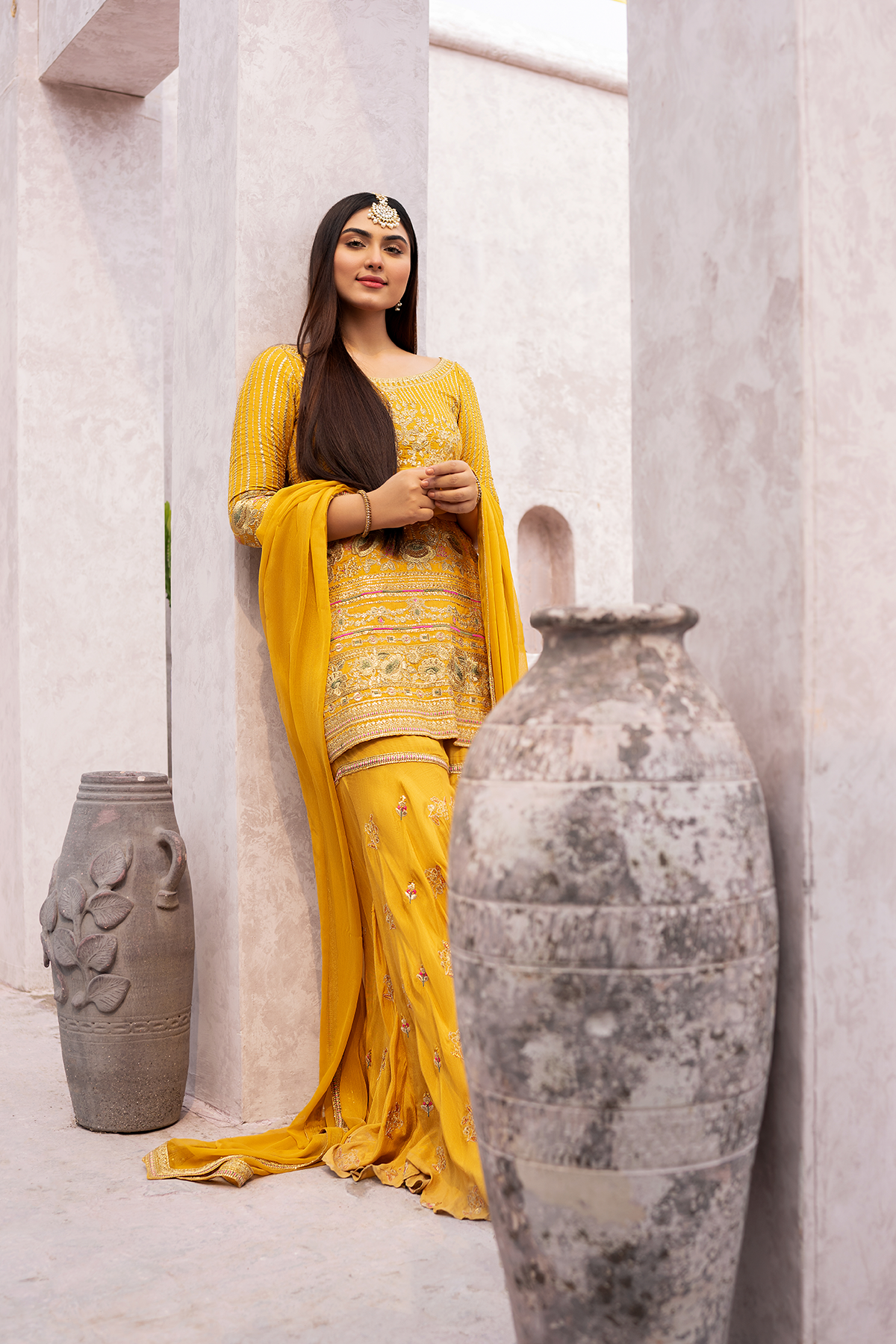 Erum Khan | Sakhiyan Formals | GENDA - Wedding Dress - Maria Faisal