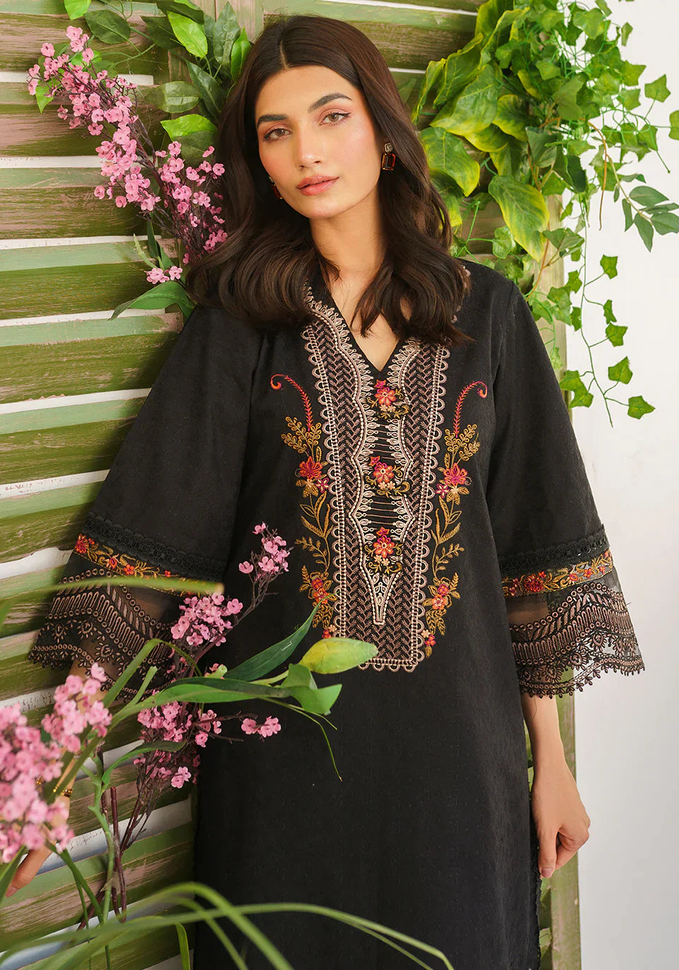 Zarqash | Belle Ame 24 | BL 007 Jardin Noir - Ladies Clothes - Maria Faisal