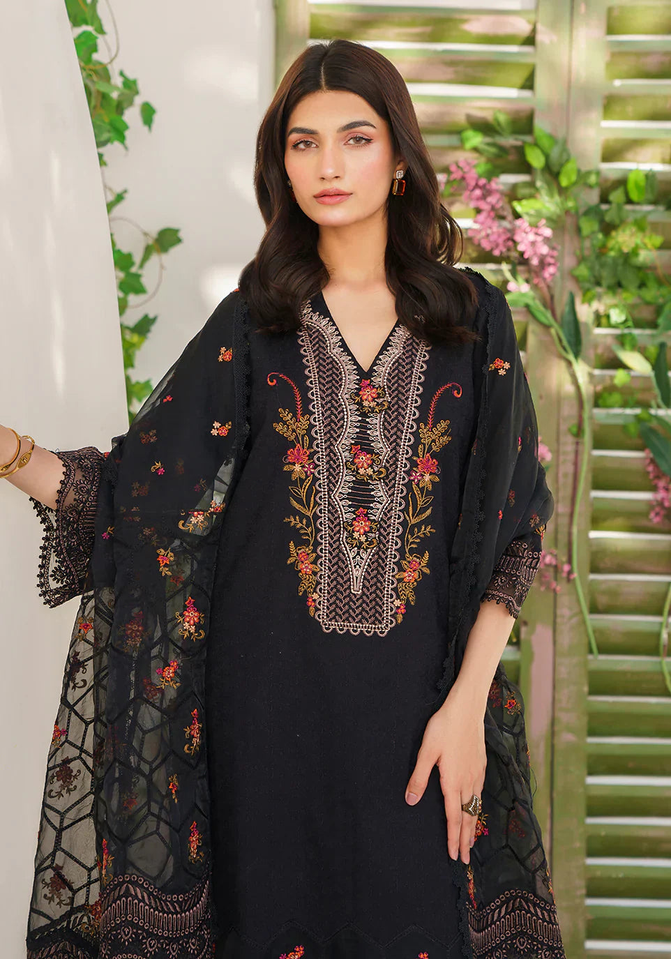 Zarqash | Belle Ame 24 | BL 007 Jardin Noir - Ladies Clothes - Maria Faisal