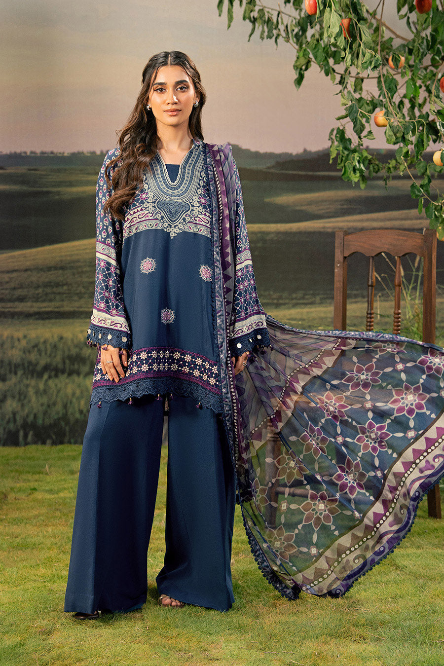 Maria B | Basics Winter 25 | MB-PFUS25-09B - Ladies Clothes - Maria Faisal