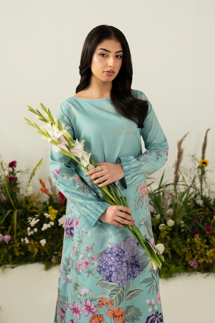 Zarposh | Folds SS 26 | IRIS - Luxury Dress - available at Maria Faisal in UK and USA.