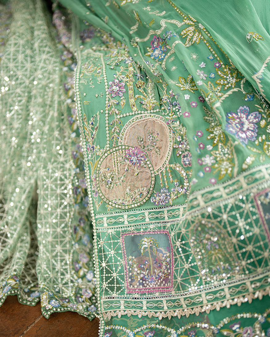 Mushq | Sham Shandaar Festive | Adaa - Casual Dress - available at Maria Faisal in UK and USA.