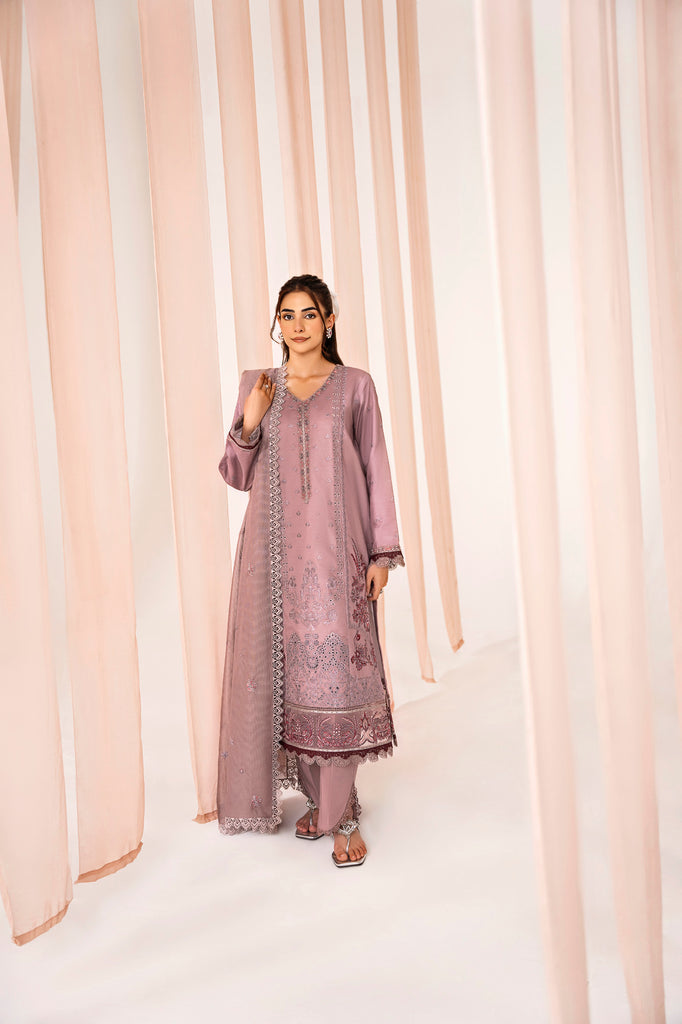 Florent | Festive Lawn 24 | FLF - 7 - Designer Dress with Intricate embroidery and embellishments. Shop elegent wedding dress at Maria Faisal.