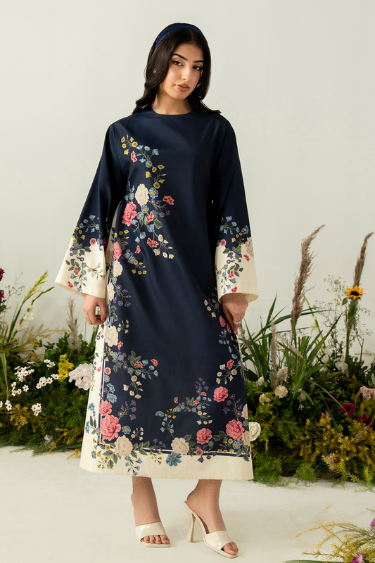 Zarposh | Folds SS 26 | SEREN - Casual Dress - available at Maria Faisal in UK and USA.