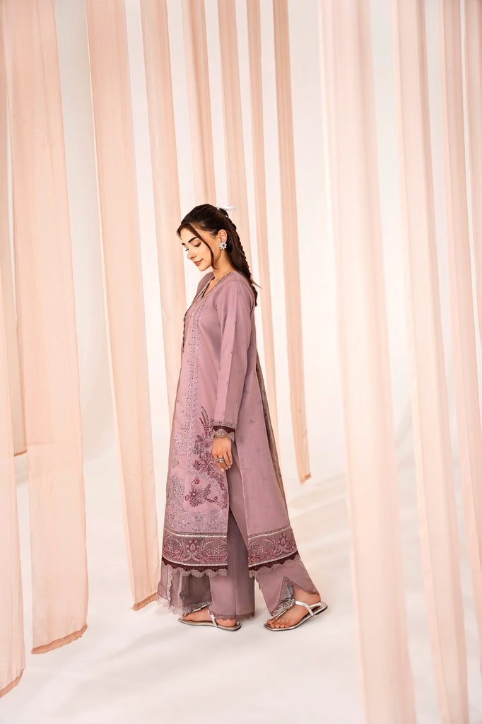 Florent | Festive Lawn 24 | FLF - 7 - Designer Dress with Intricate embroidery and embellishments. Shop elegent wedding dress at Maria Faisal.