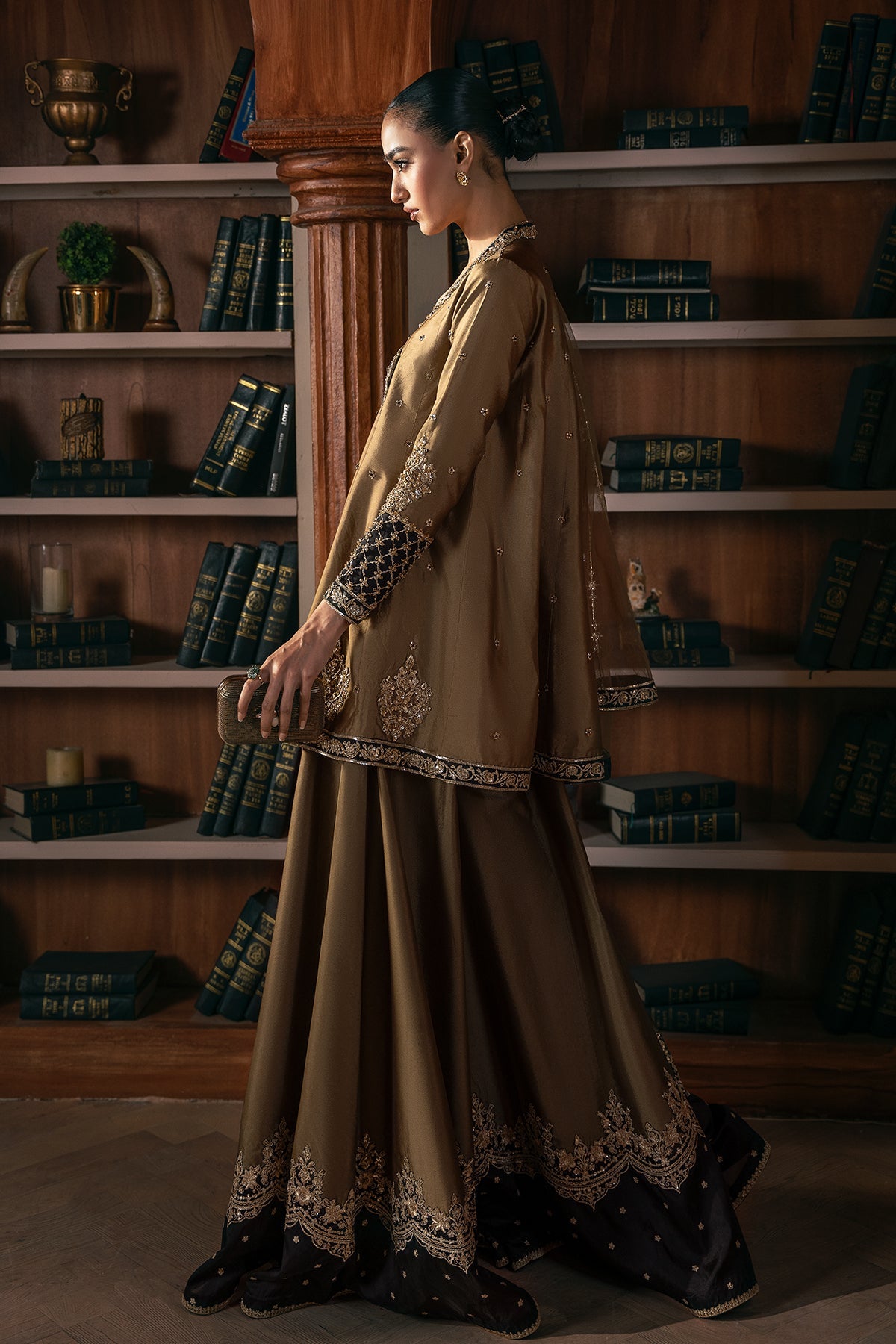 Mina Kashif | Emilie Formals | Noelle - Formal Dress - available at Maria Faisal in UK and USA.