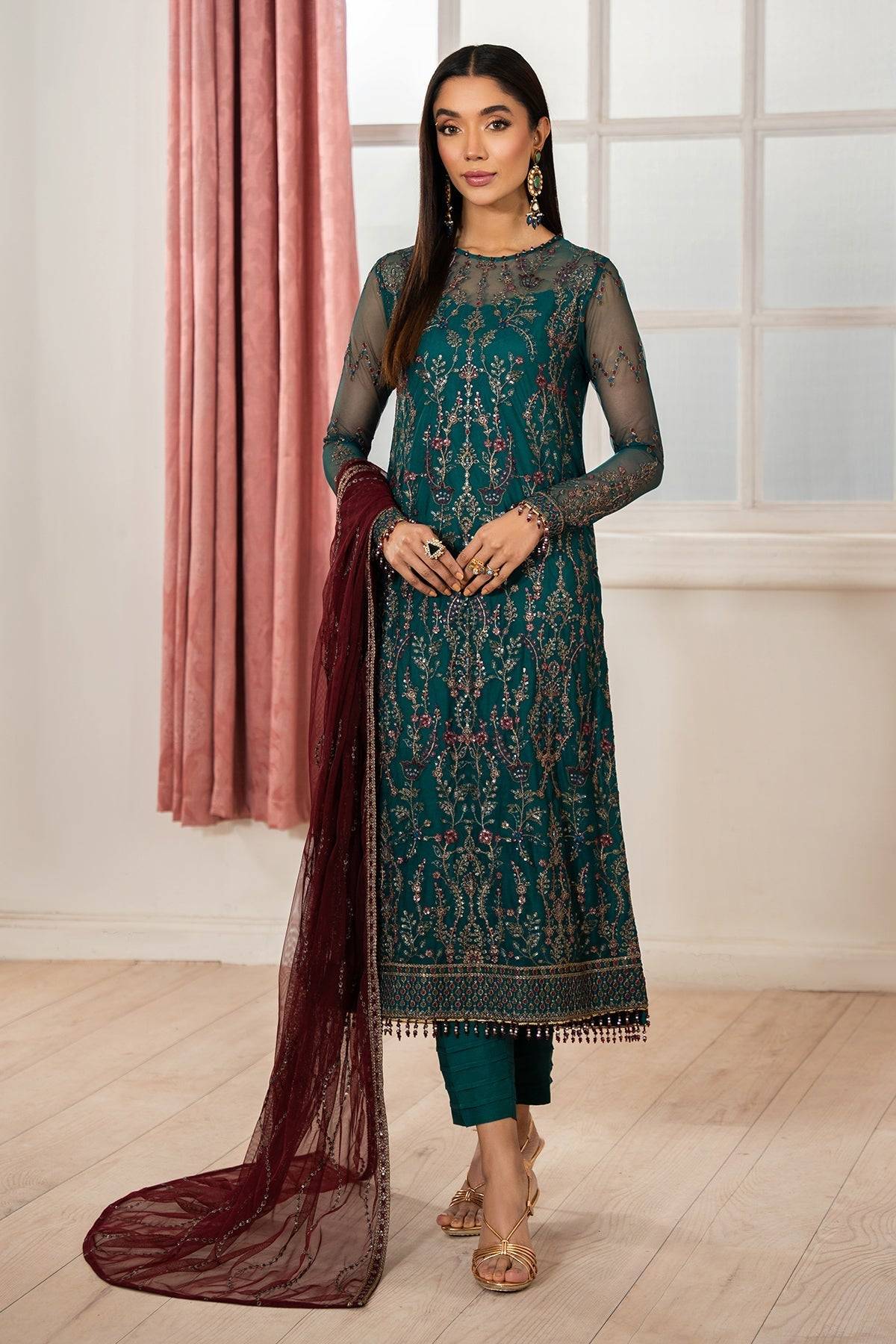 Zarif | Heer Formals | Z-06 NUHA by Maria Faisal - Registered Vendor of : Zarif - type : Ladies Clothes - 100% original wedding dresses
