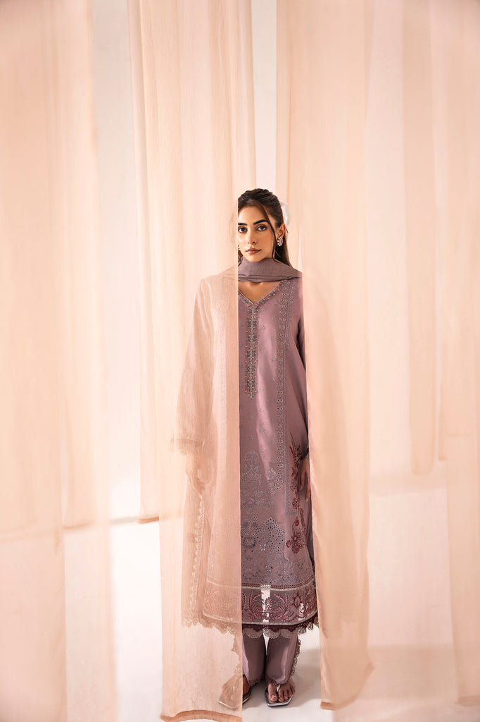 Florent | Festive Lawn 24 | FLF - 7 - Designer Dress with Intricate embroidery and embellishments. Shop elegent wedding dress at Maria Faisal.