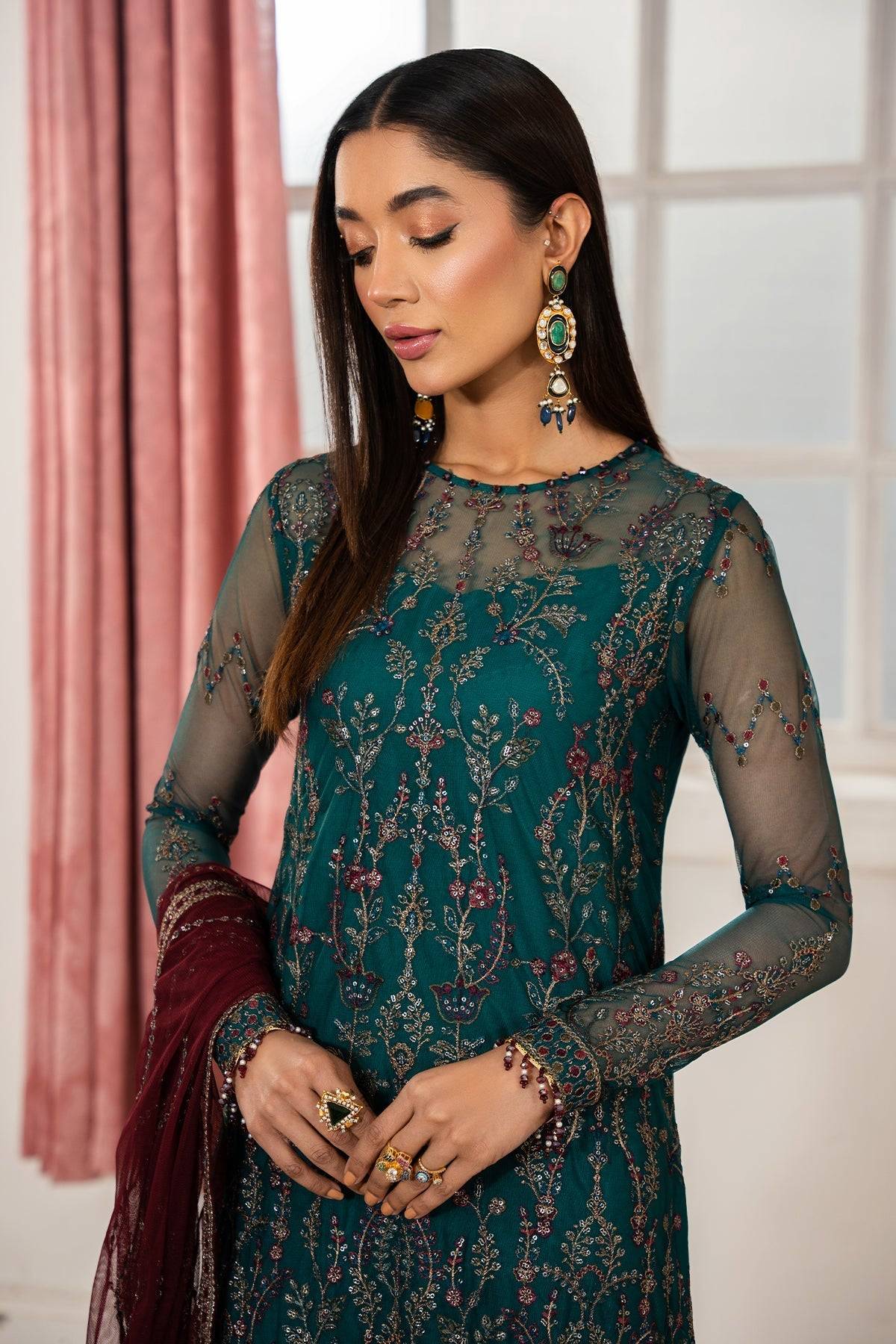 Zarif | Heer Formals | Z-06 NUHA by Maria Faisal - Registered Vendor of : Zarif - type : Ladies Clothes - 100% original wedding dresses