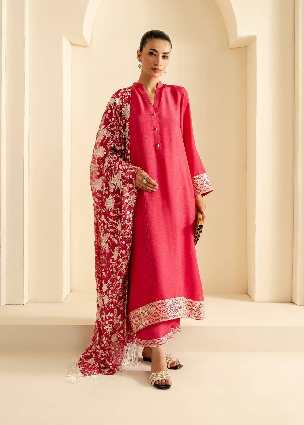 Mahgul | Nooreh Luxe | Coral Dusk by Maria Faisal - Registered Vendor of : Mahgul - type : Ladies Clothes - 100% original wedding dresses