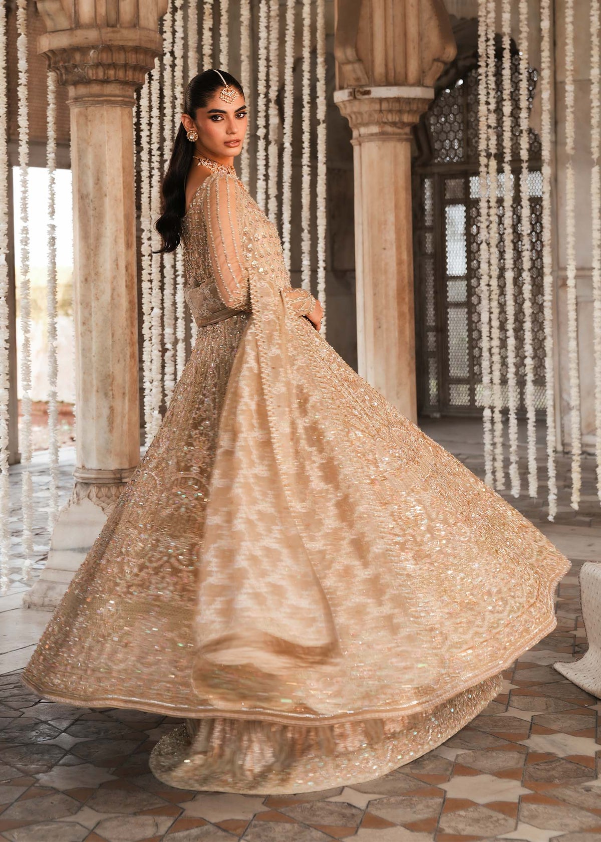 Kanwal Malik | Sajni Wedding Festive | DARAKSHAN - Wedding Dress - available at Maria Faisal in UK and USA.