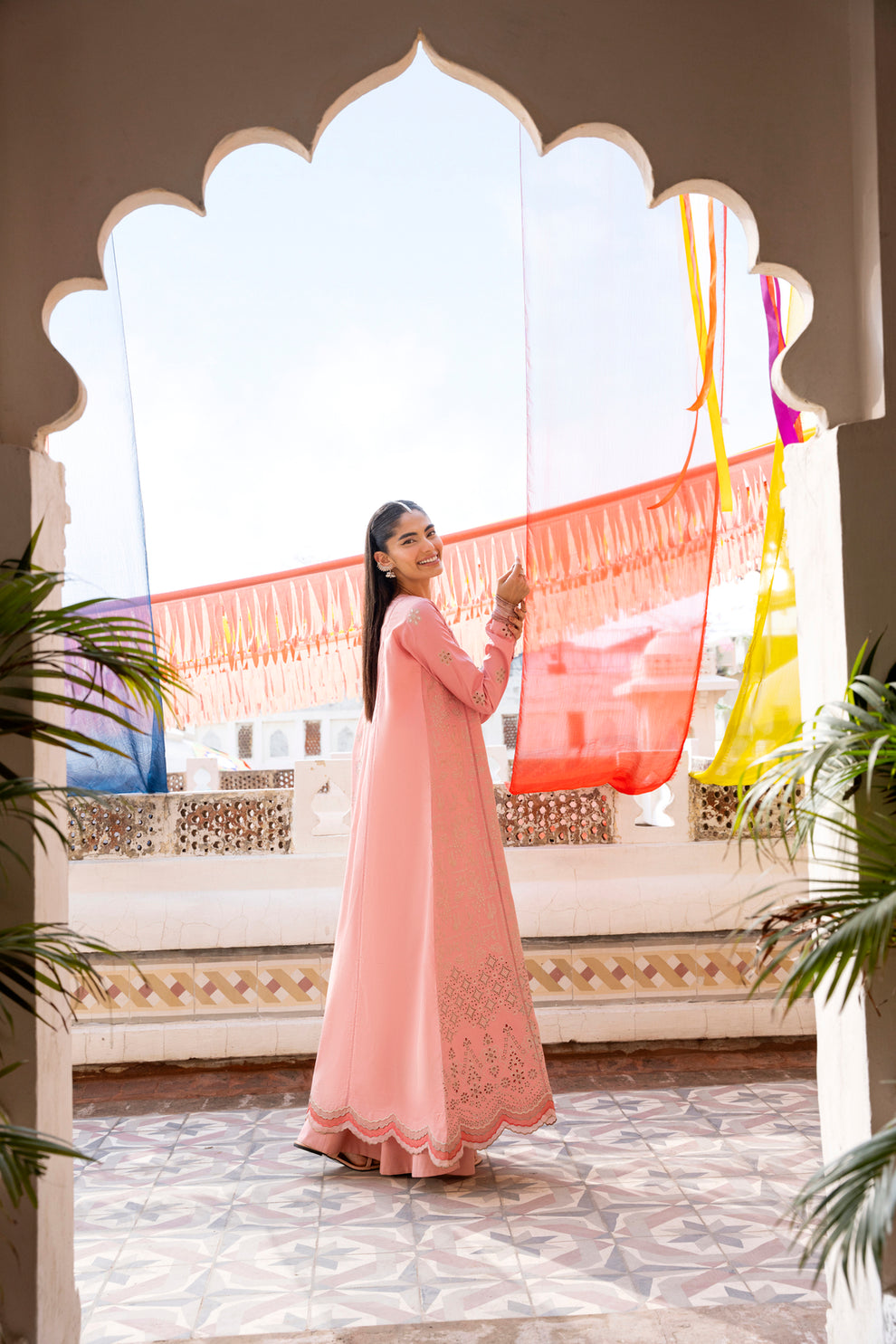 Florent | Basant Chikankari | FBC - 3B - Luxury Dress - available at Maria Faisal in UK and USA.