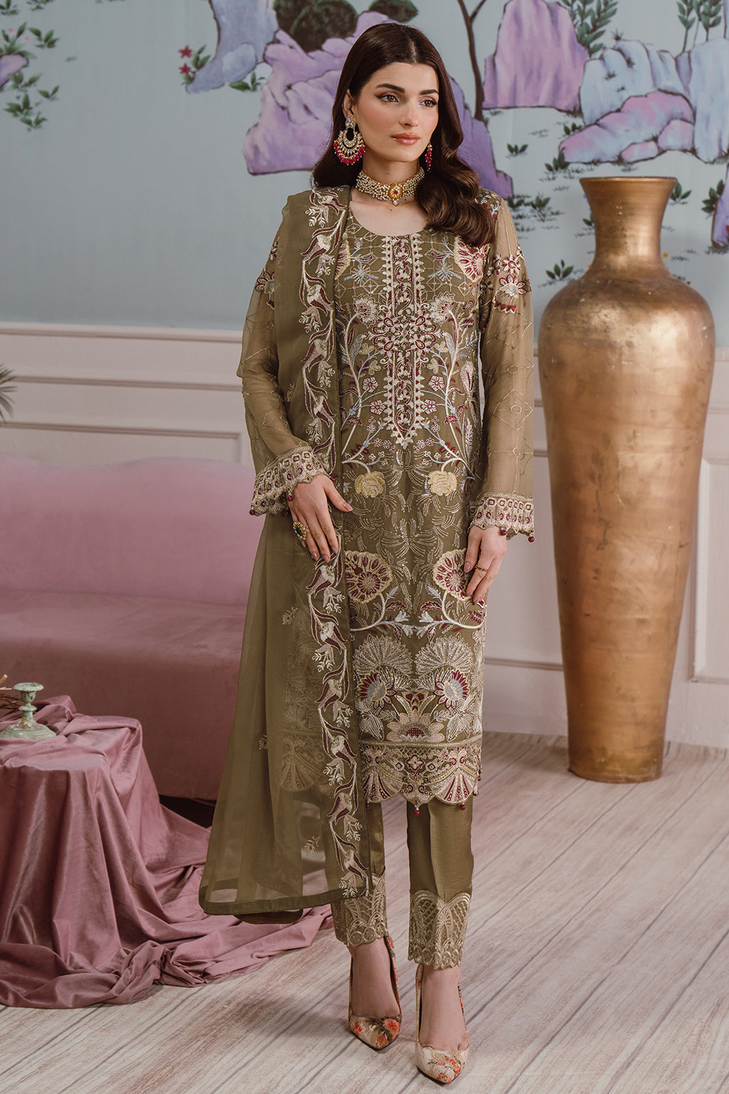 Ramsha | Ramsha Collection | F-2510 - Ladies Clothes - Maria Faisal