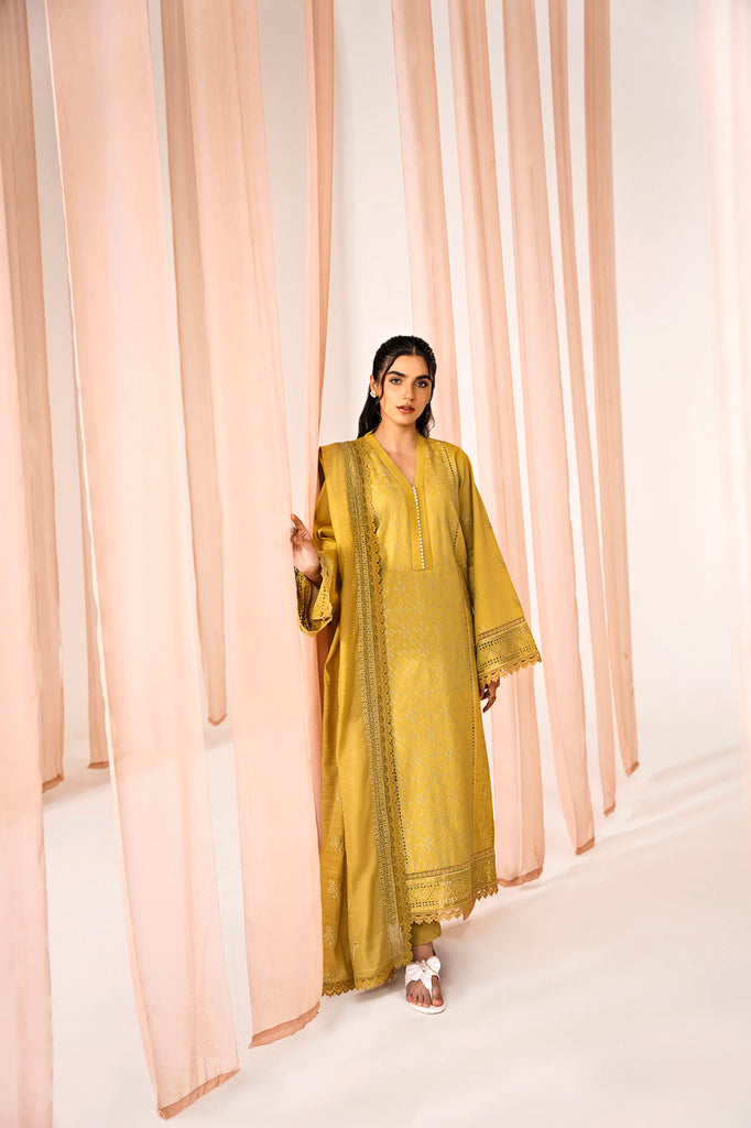 Florent | Festive Lawn 24 | FLF - 6A - Designer Dress with Intricate embroidery and embellishments. Shop elegent wedding dress at Maria Faisal.