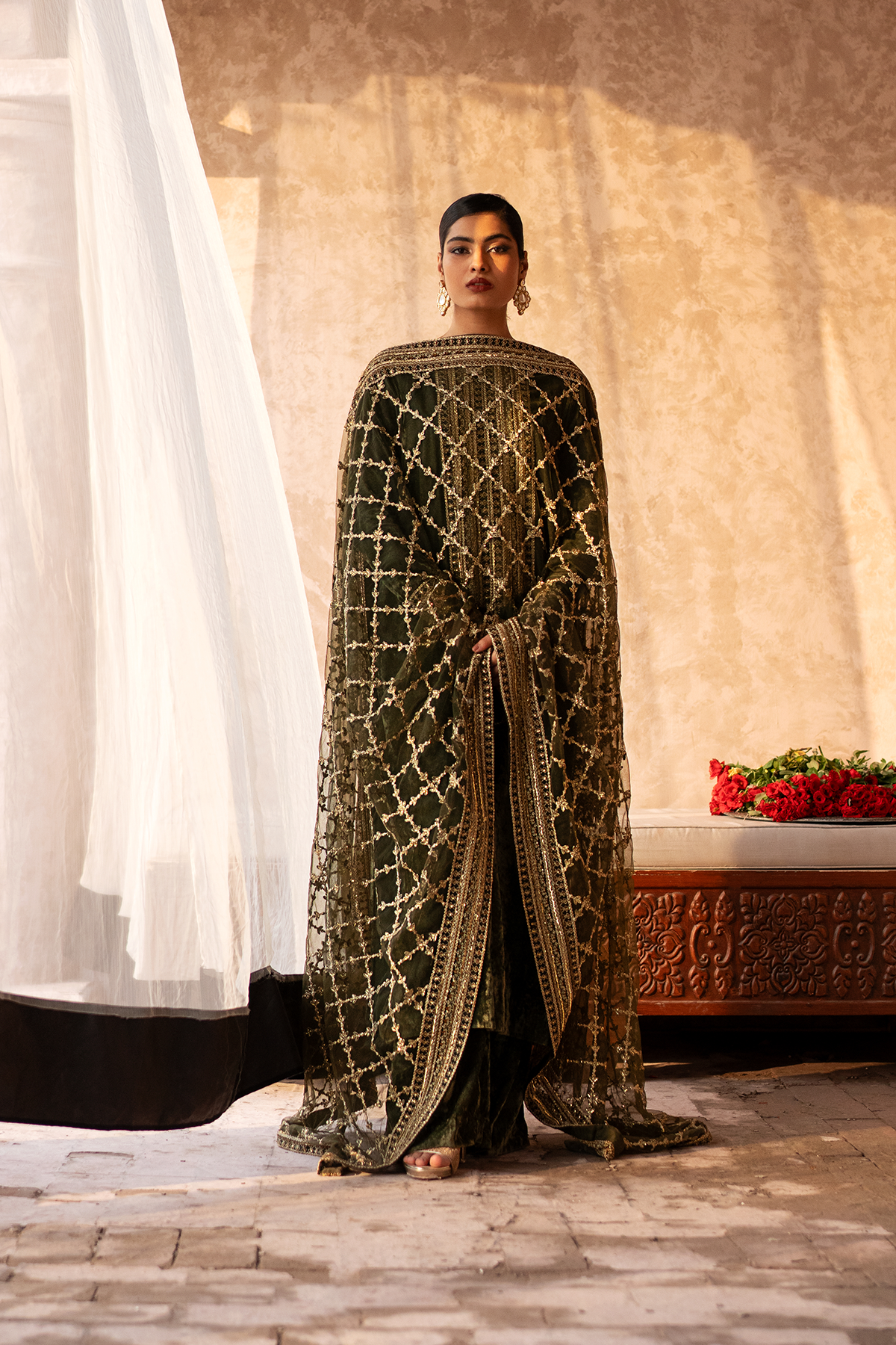 Erum Khan | Sakhiyan Formals | HENA - Wedding Dress - Maria Faisal