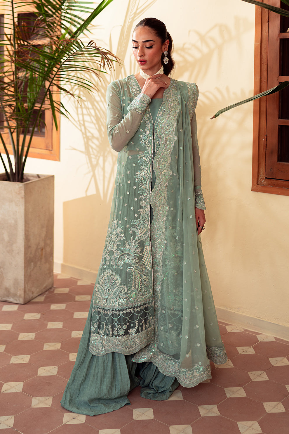 Neeshay | Dastaan Luxury Chiffon | Heer - Wedding Dress - Maria Faisal