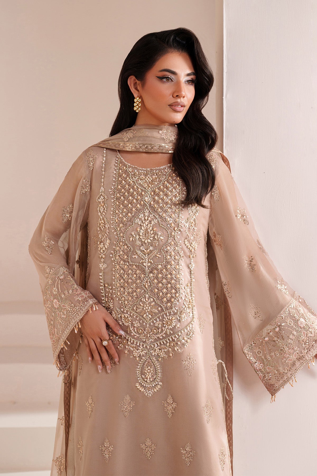 Alizeh | Aymal Handcrafted Luxury Formals | AF-BHM-4064-Cove - Formal Dress - available at Maria Faisal in UK and USA.