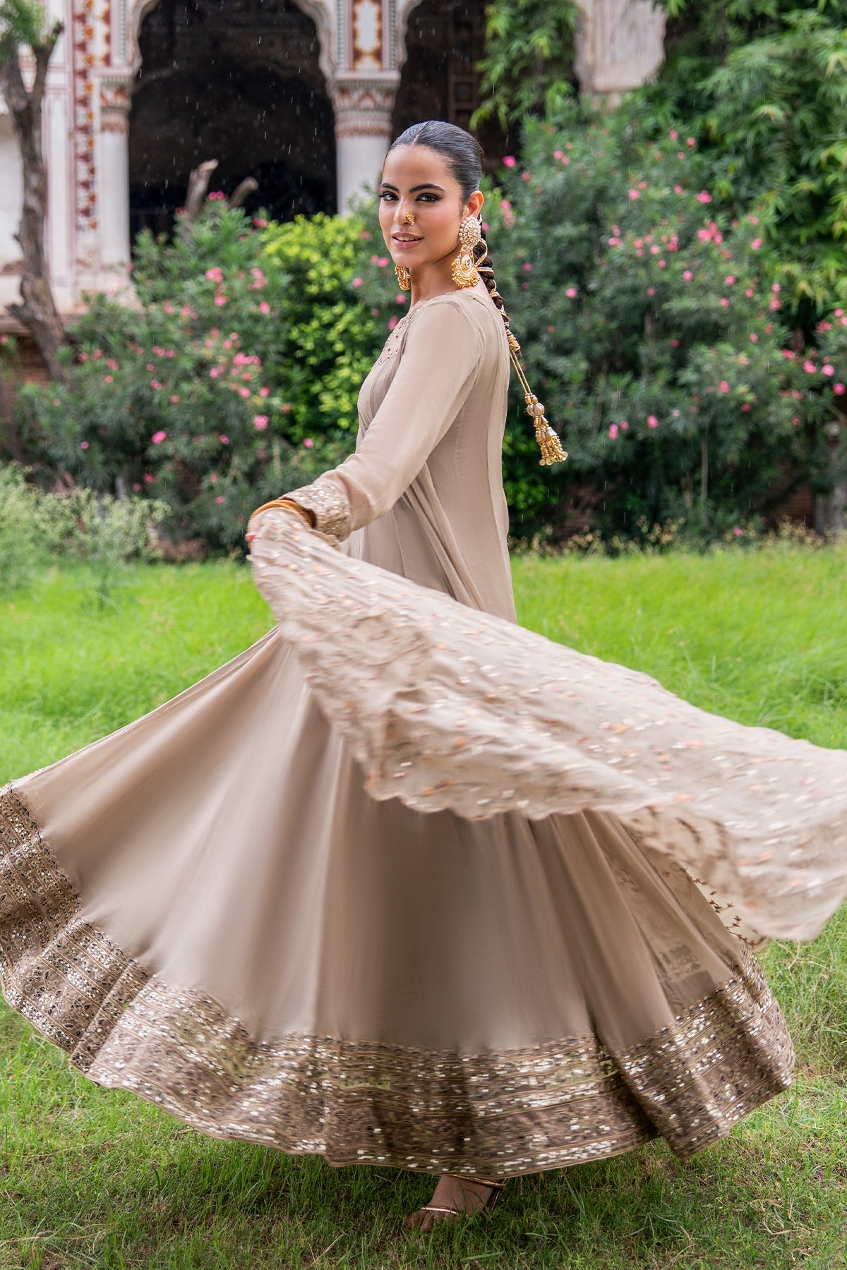 Charizma | Festive Pret | 3-PC Embroidered Chiffon CMA-6-449 - Formal Dress - available at Maria Faisal in UK and USA.