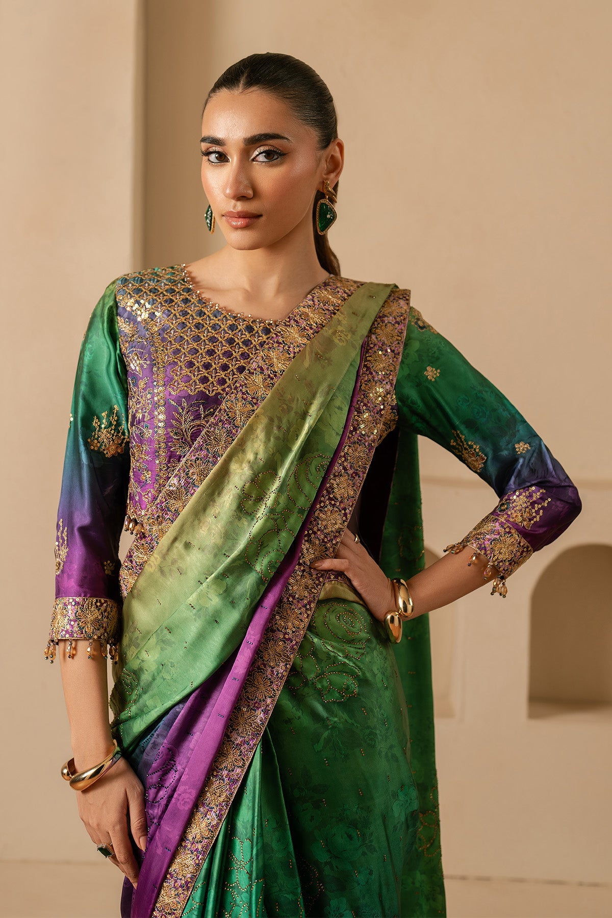 Alizeh | Formals 26 | Flavia - Formal Dress - available at Maria Faisal in UK and USA.