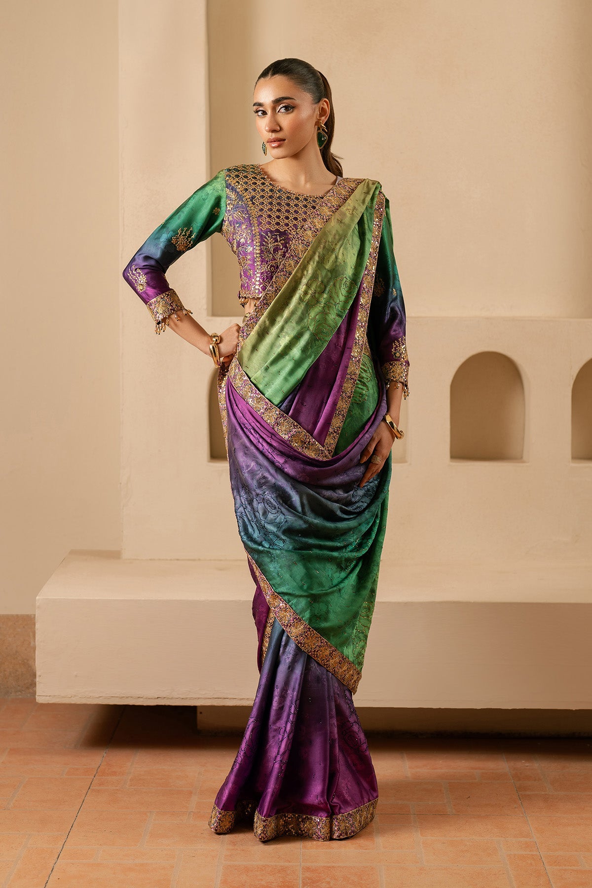 Alizeh | Formals 26 | Flavia - Formal Dress - available at Maria Faisal in UK and USA.
