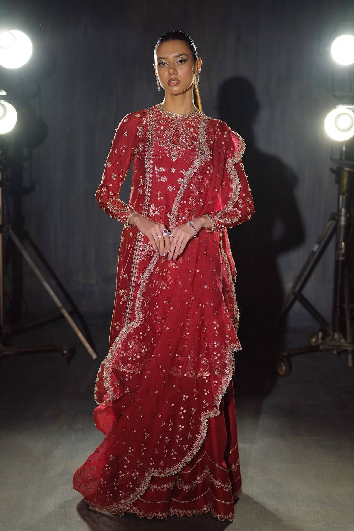 Nyra | Silk Pret A Porter 25 | Rosette by Maria Faisal - Registered Vendor of : Nyra - type : Ladies Clothes - 100% original wedding dresses