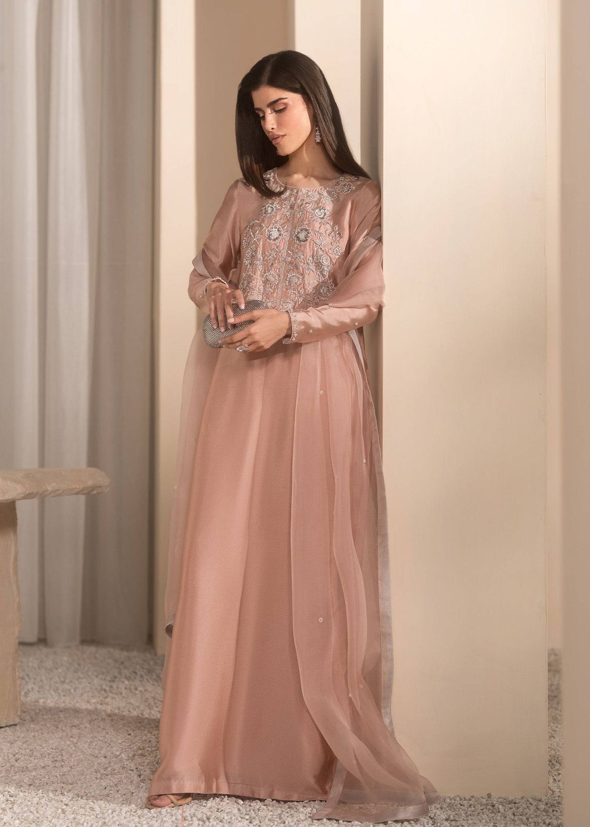 Mahum Asad | Breaking the Bar | Bare Blush by Maria Faisal - Registered Vendor of : Mahum Asad - type : Ladies Clothes - 100% original wedding dresses
