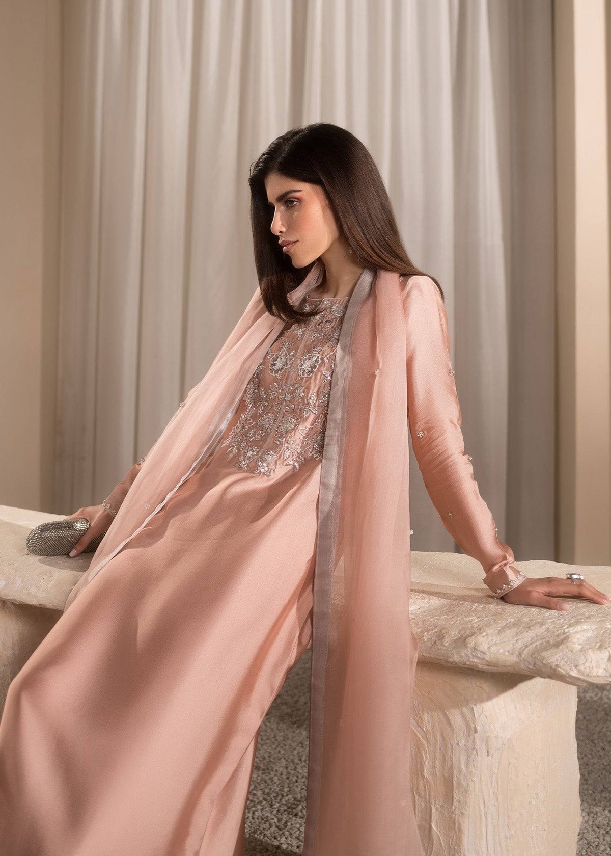 Mahum Asad | Breaking the Bar | Bare Blush by Maria Faisal - Registered Vendor of : Mahum Asad - type : Ladies Clothes - 100% original wedding dresses