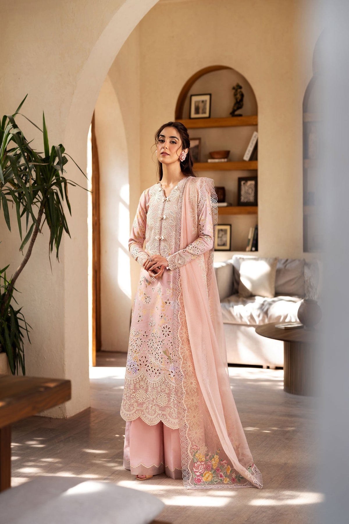 Maryam Hussain | Luxury Lawn 25 | Dimple by Maria Faisal - Registered Vendor of : Maryam Hussain - type : Ladies Clothes - 100% original wedding dresses