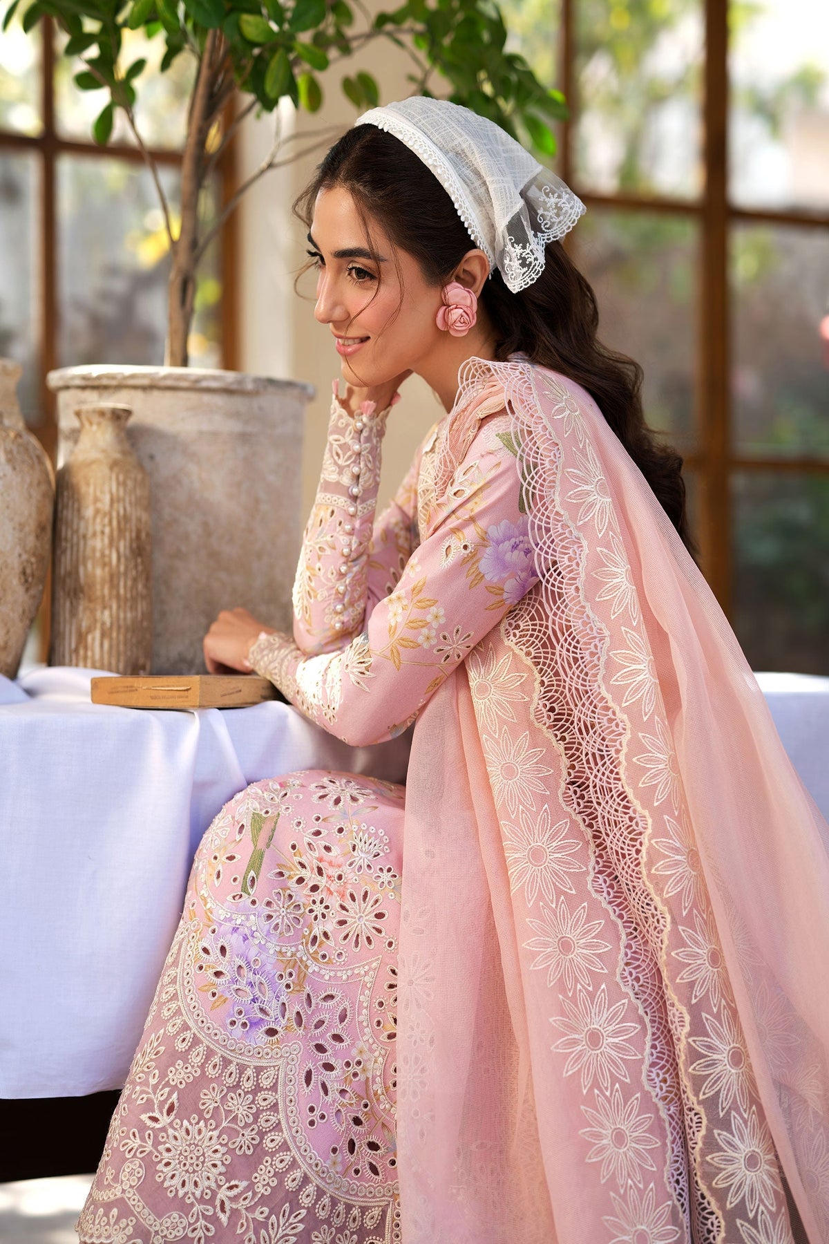 Maryam Hussain | Luxury Lawn 25 | Dimple by Maria Faisal - Registered Vendor of : Maryam Hussain - type : Ladies Clothes - 100% original wedding dresses