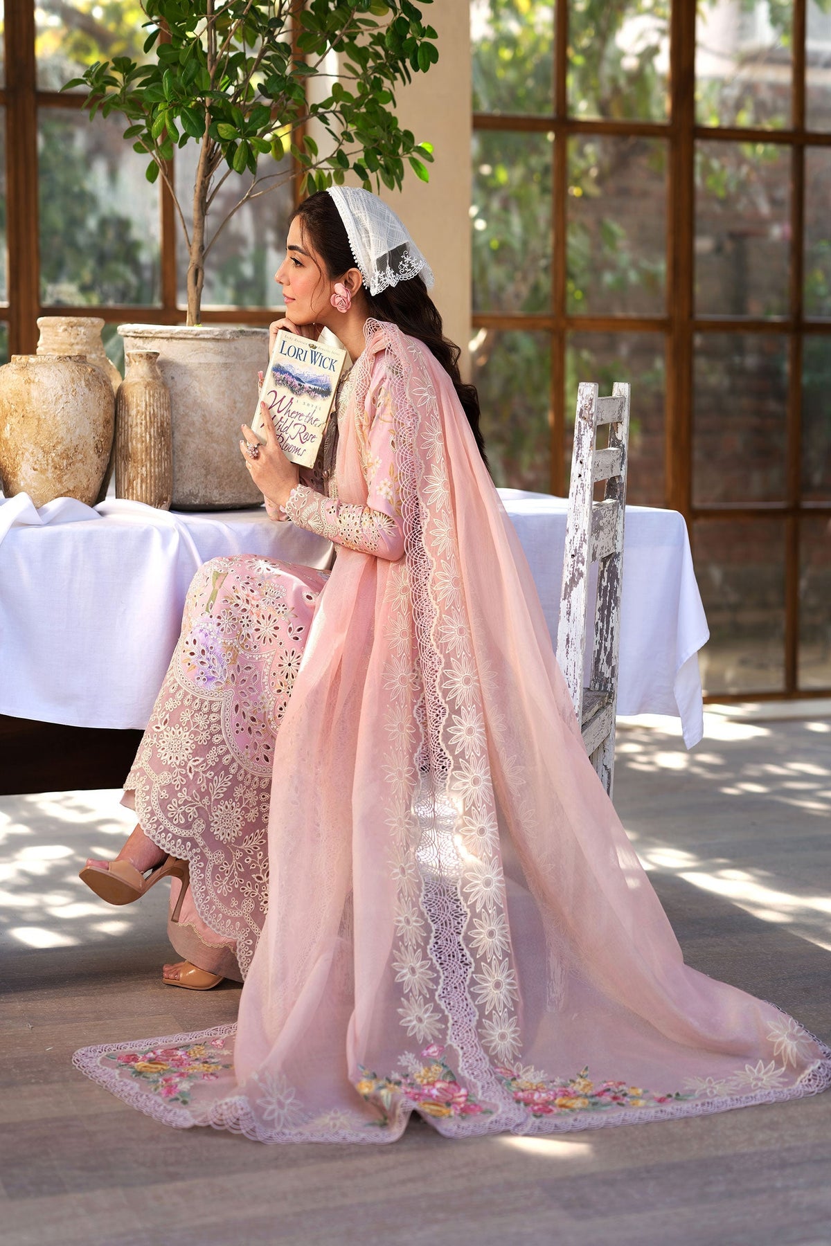 Maryam Hussain | Luxury Lawn 25 | Dimple by Maria Faisal - Registered Vendor of : Maryam Hussain - type : Ladies Clothes - 100% original wedding dresses