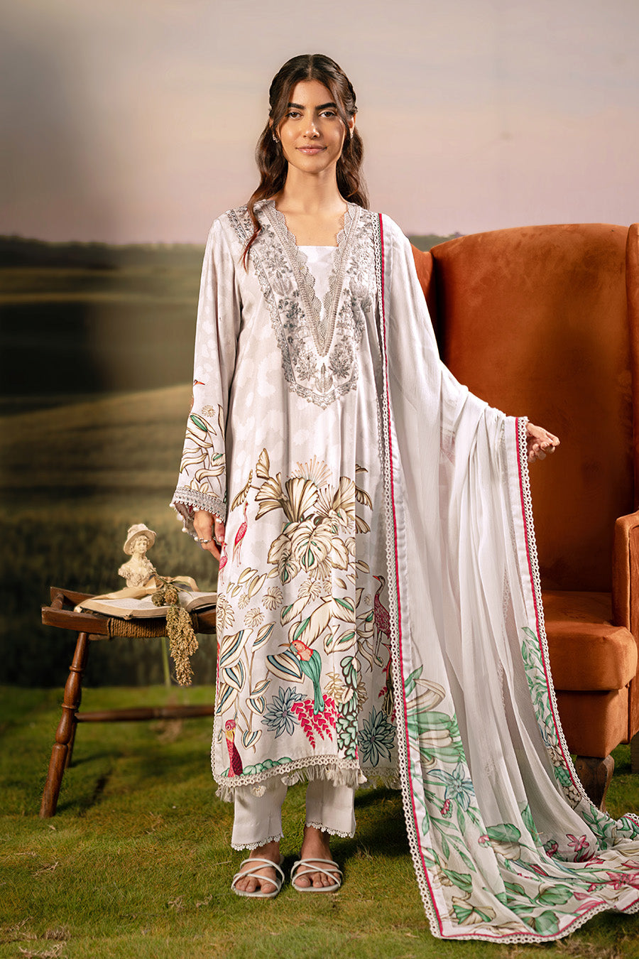 Maria B | Basics Winter 25 | MB-PFUS25-05A - Ladies Clothes - Maria Faisal