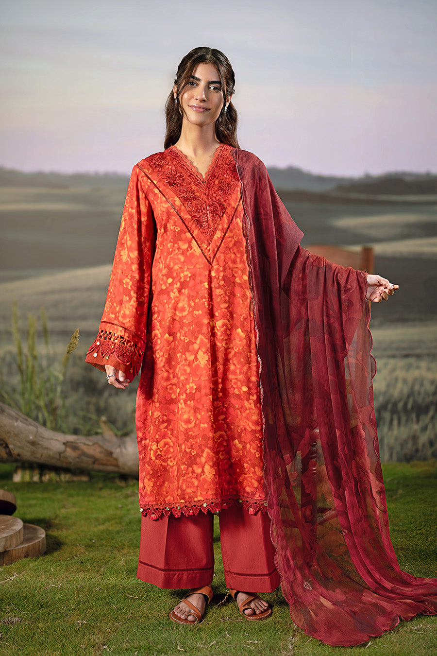 Maria B | Basics Winter 25 | MB-PFUS25-10B - Ladies Clothes - Maria Faisal