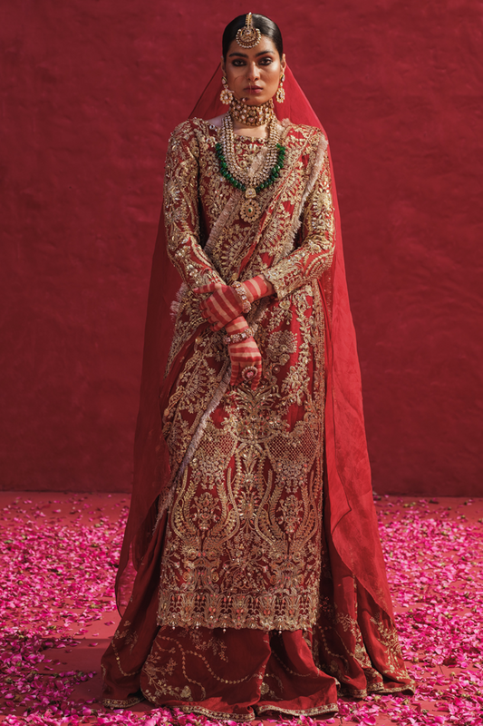 Erum Khan | Laal Rang | RESHMA - Wedding Dress - Maria Faisal