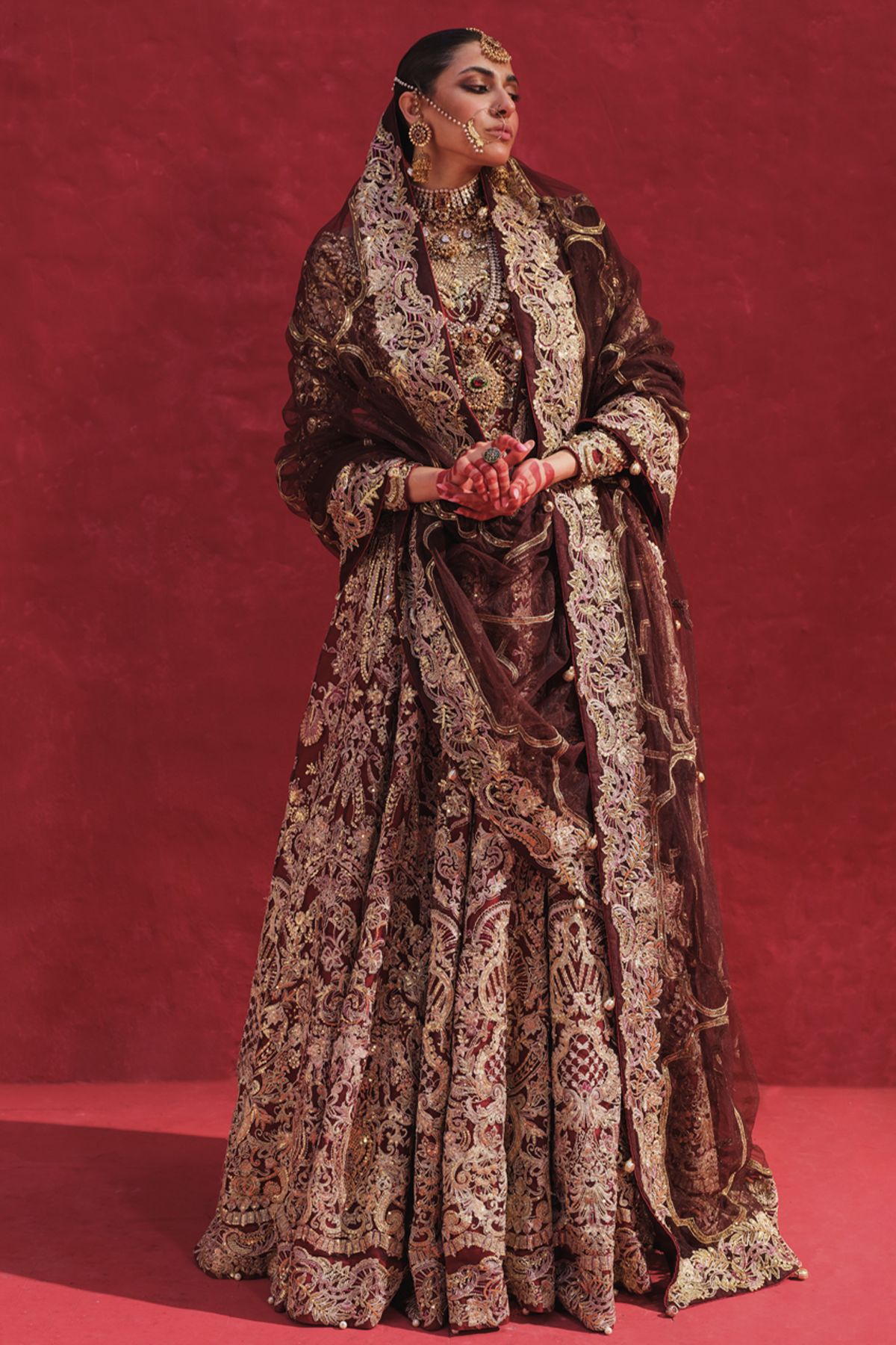 Erum Khan | Laal Rang | NEELOFAR - Wedding Dress - Maria Faisal