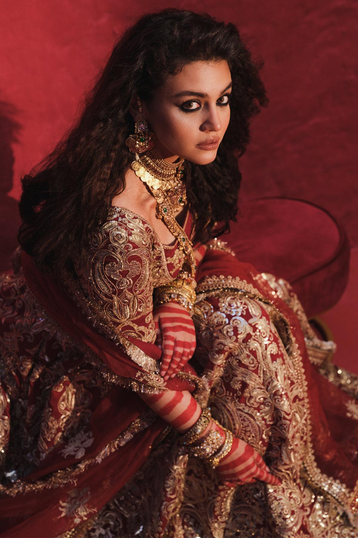 Erum Khan | Laal Rang | NOOR JAHAN - Wedding Dress - Maria Faisal