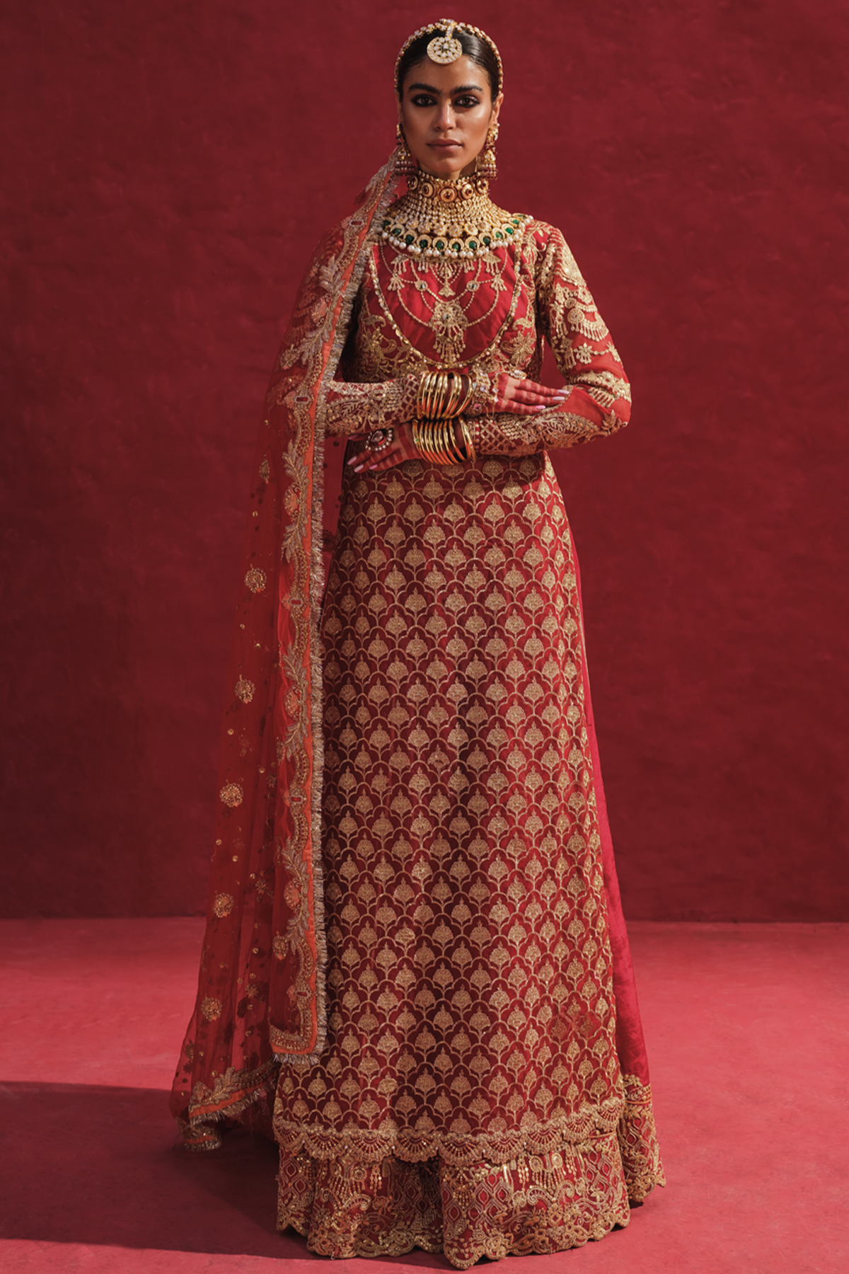 Erum Khan | Laal Rang | DEEBA - Wedding Dress - Maria Faisal