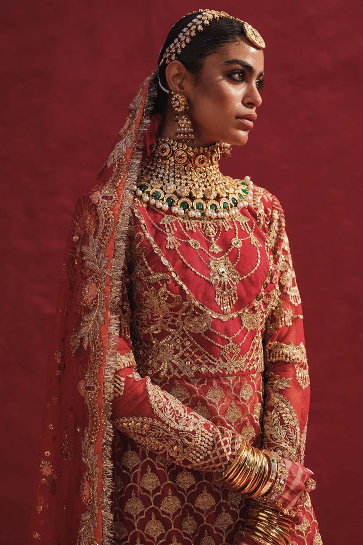 Erum Khan | Laal Rang | DEEBA - Wedding Dress - Maria Faisal
