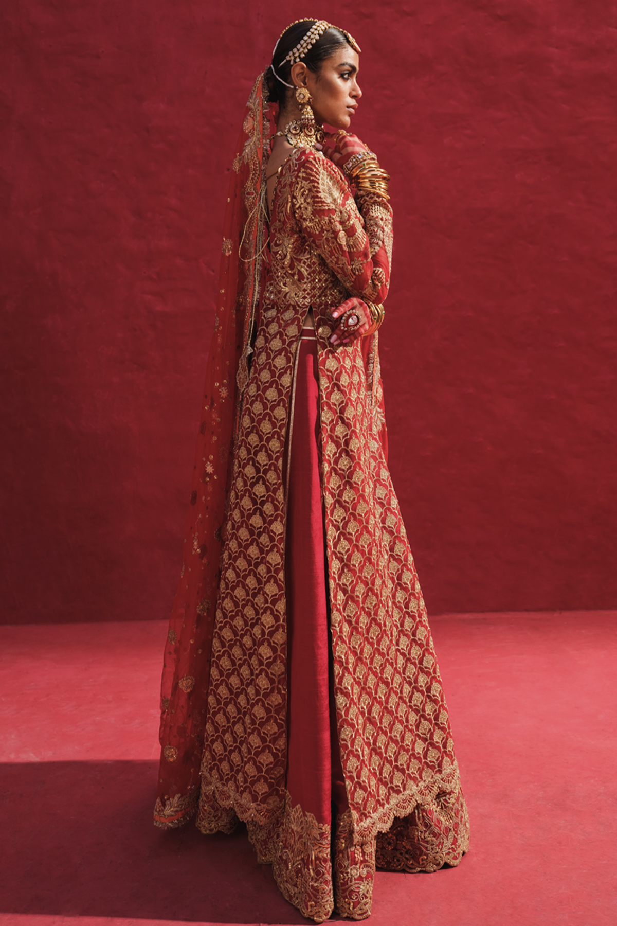 Erum Khan | Laal Rang | DEEBA - Wedding Dress - Maria Faisal