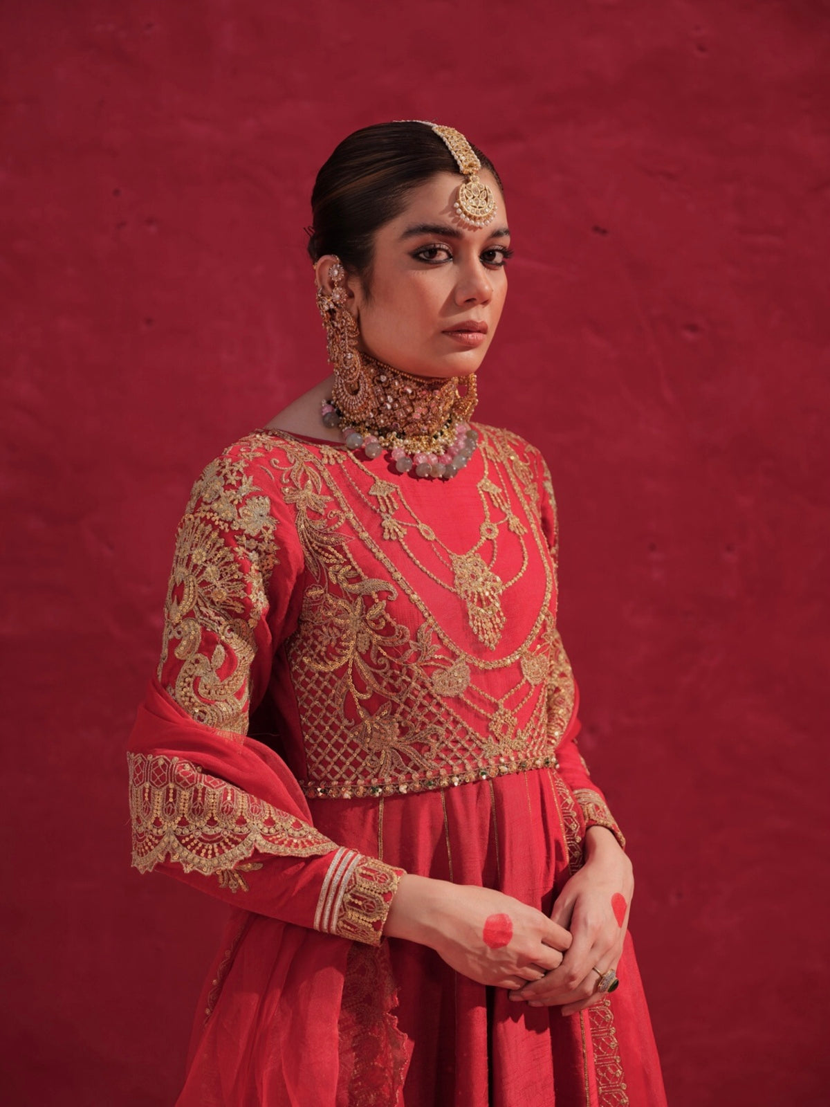 Erum Khan | Laal Rang | BABRA - Wedding Dress - Maria Faisal